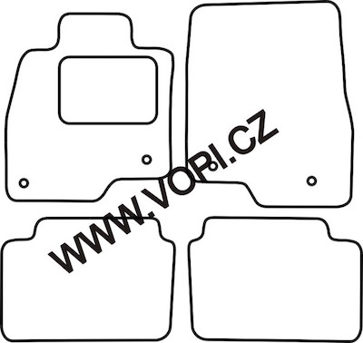 Autokoberce Mazda 6 2012 -> Autofit (2857)
